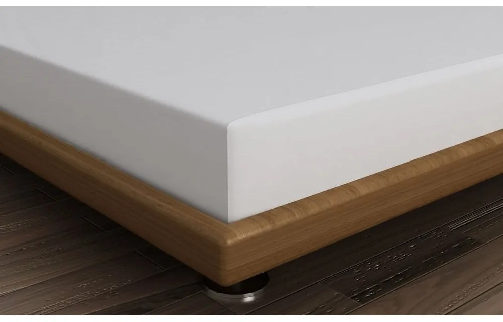 Cearceaf gri din bumbac cu elastic 140x190 cm – Mijolnir