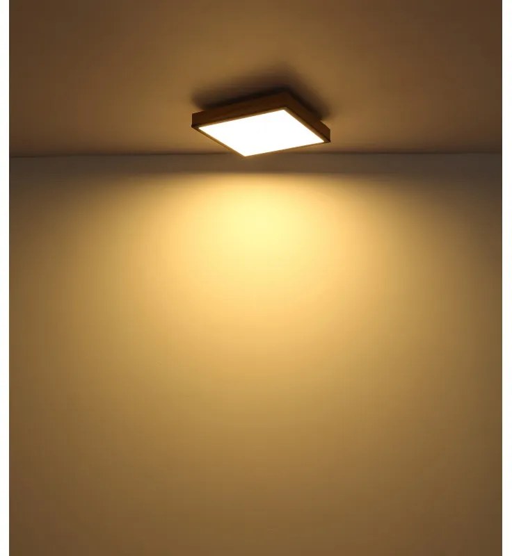 Plafoniera LED cu aspect lemn design slim DORO 24W