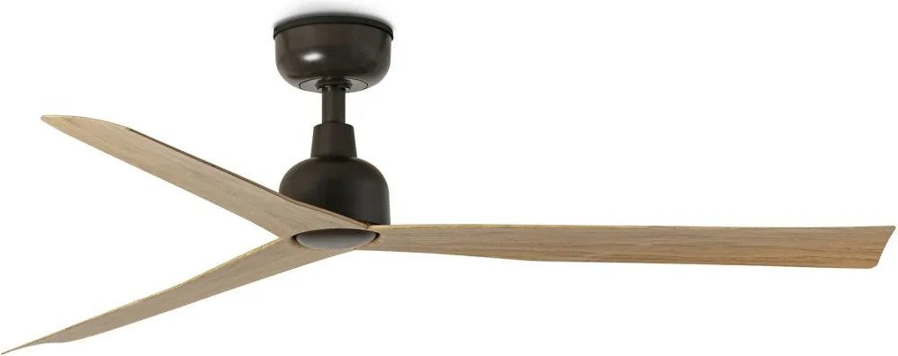 Ventilator tavan de exterior cu telecomanda IP44 MARINE M maro/stejar