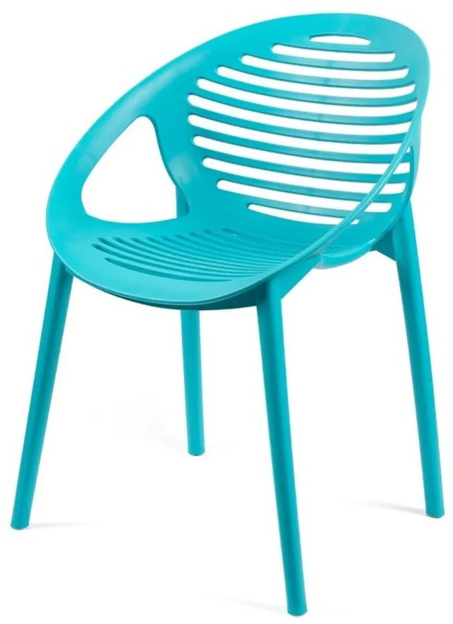 Scaun de grădină turcoaz din plastic Joanna – Bonami Selection