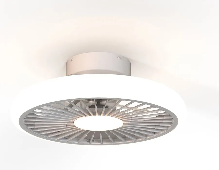 Lustra LED cu Ventilator si telecomanda TURBO alb