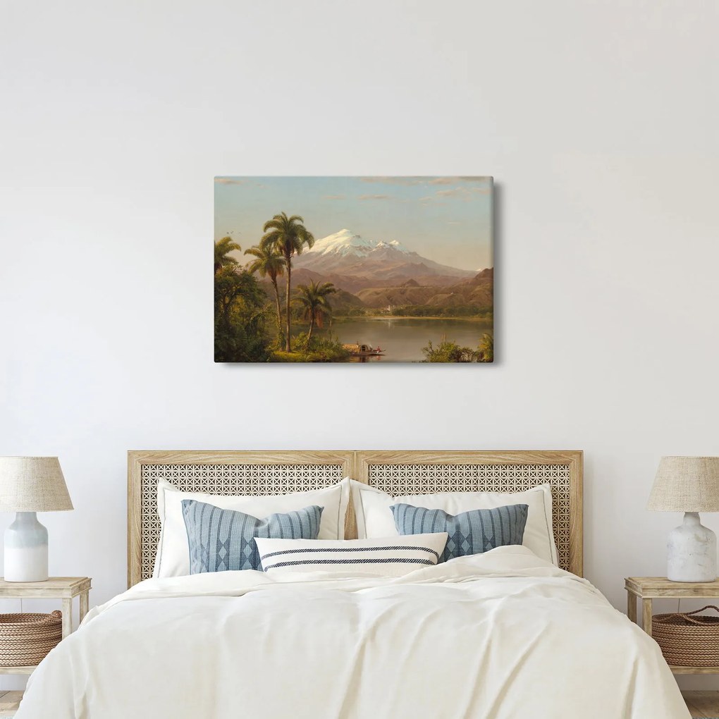 Tablou - Frederic Edwin Church, Tamaca Palms, reproducere (90x60 cm)