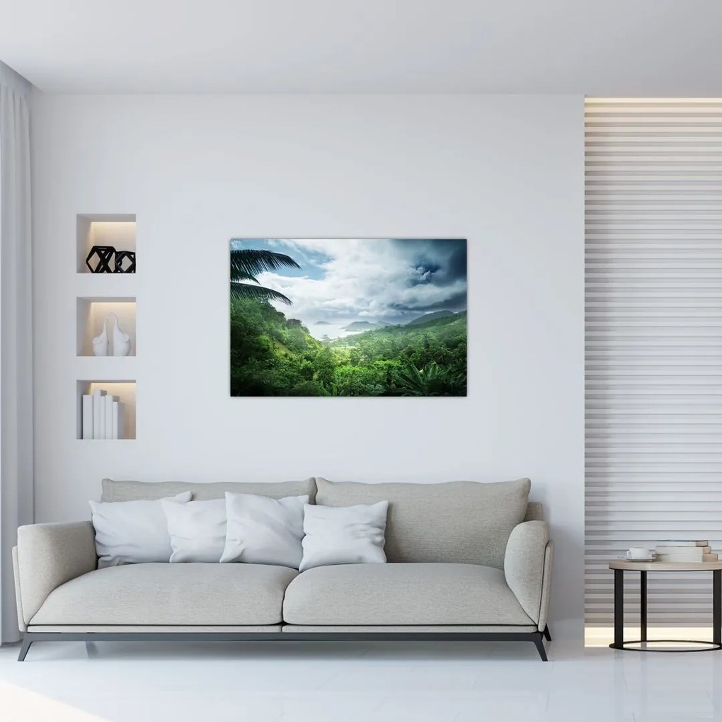 Tablou -Jungla din Seychelles (90x60 cm)