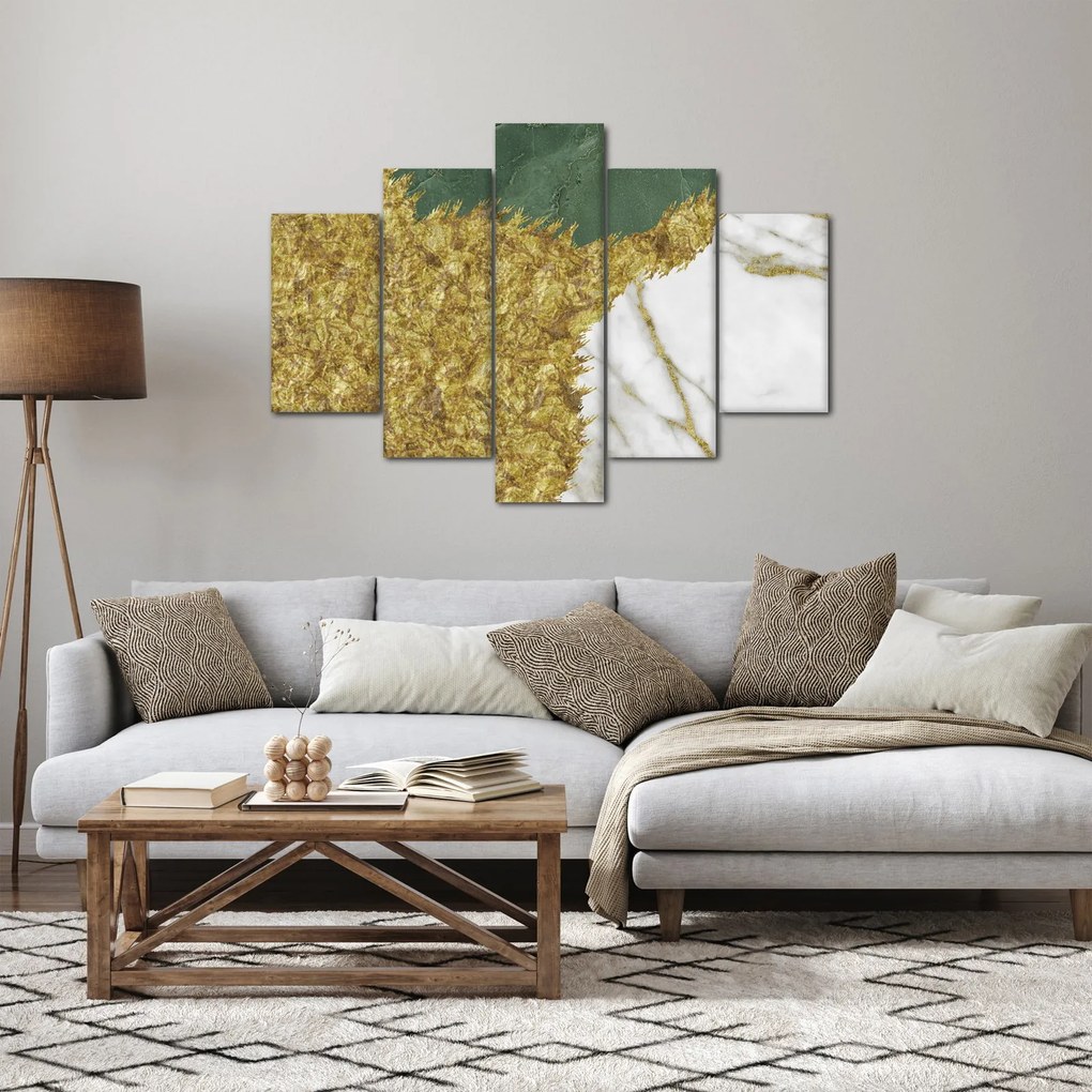 Tablou - Marmură verde N⁰2 (150x105 cm)