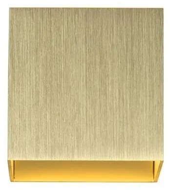 Aplica iluminat ambiental metal auriu Newton Square