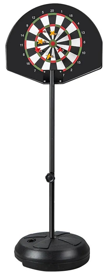 Coș de baschet 2 în 1 cu panou dublu – joc de darts inclus