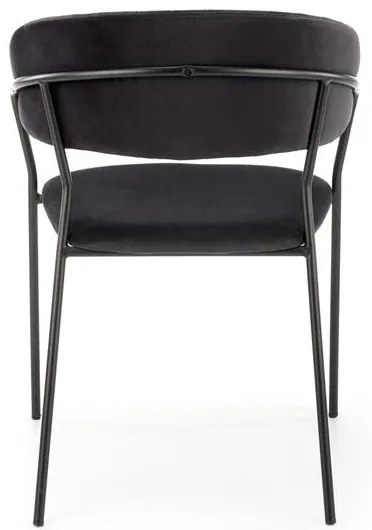 Scaun K426 Velvet Negru – l57 x A54 x H79 cm