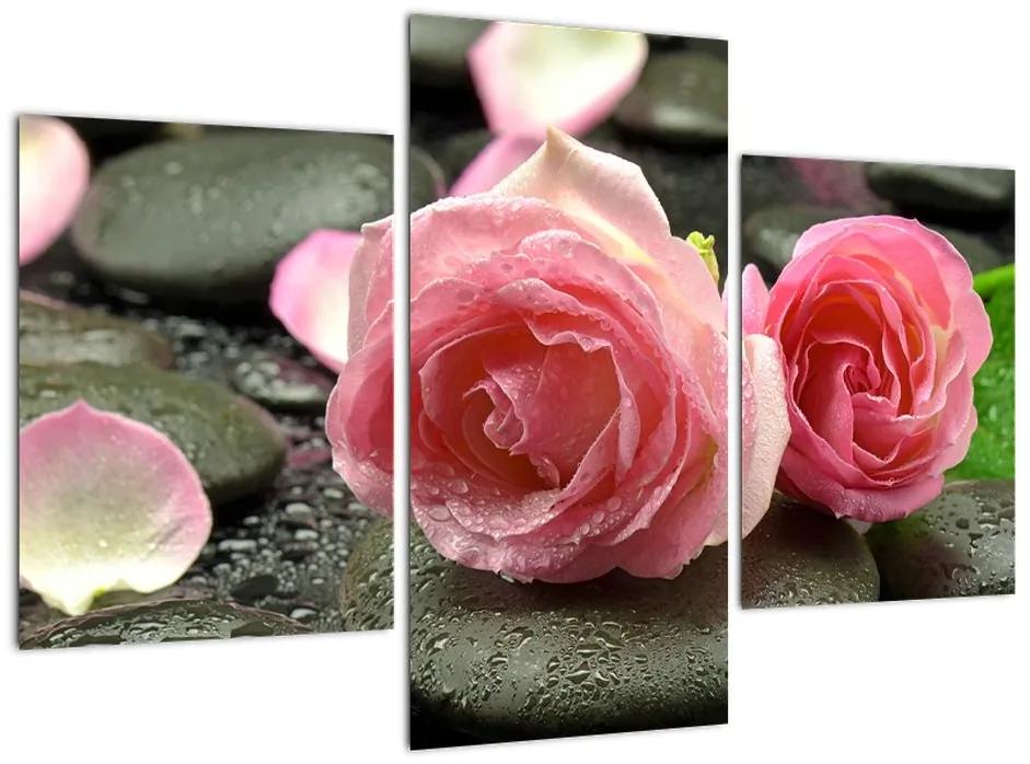 Tablou - trandafiri (90x60cm)