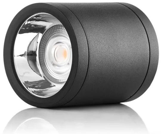 LED2-LED Spot exterior TUBO LED/10W/230V IP65 3000K/4000K/5700K negru