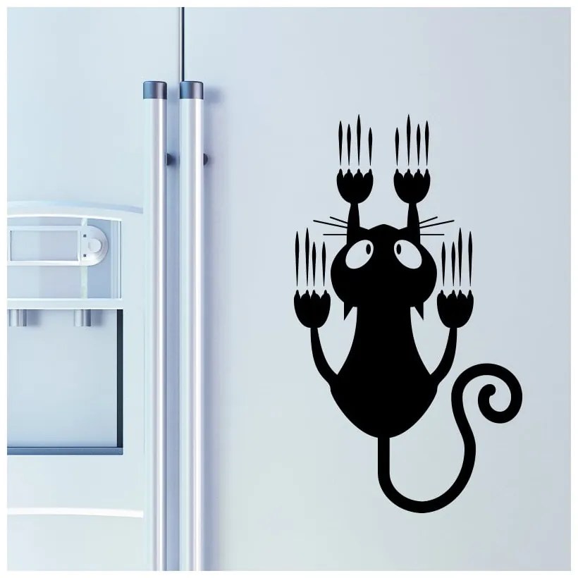 Autocolant Ambiance Sliding Cat