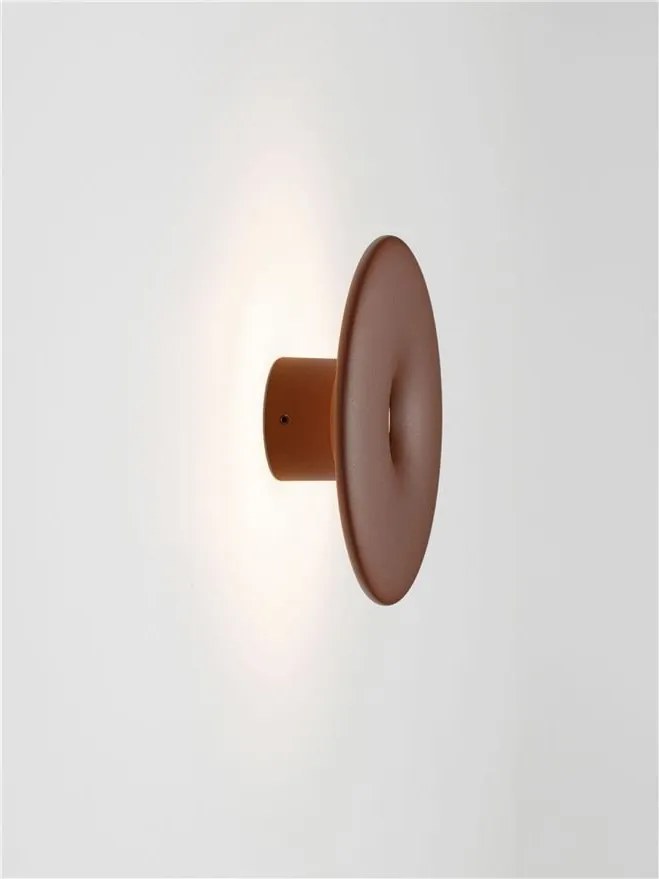Aplica LED 3000K pentru fatade IP54 SPLASH corten
