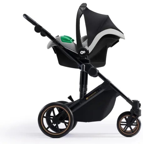 Cărucior de copii combinat 3 în 1 KINDERKRAFT SELECT PRIME 2 Premium Shadow gri