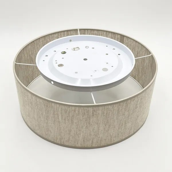 Lampă de tavan SIRJA, soclu 1x E27, 15 W, 230 V, Ø 35 cm, bej