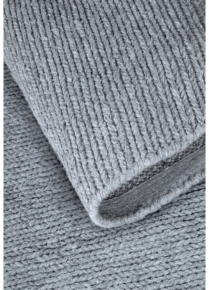 Covor gri țesut manual rotund din lână ø 160 cm Francois – Villeroy&amp;Boch