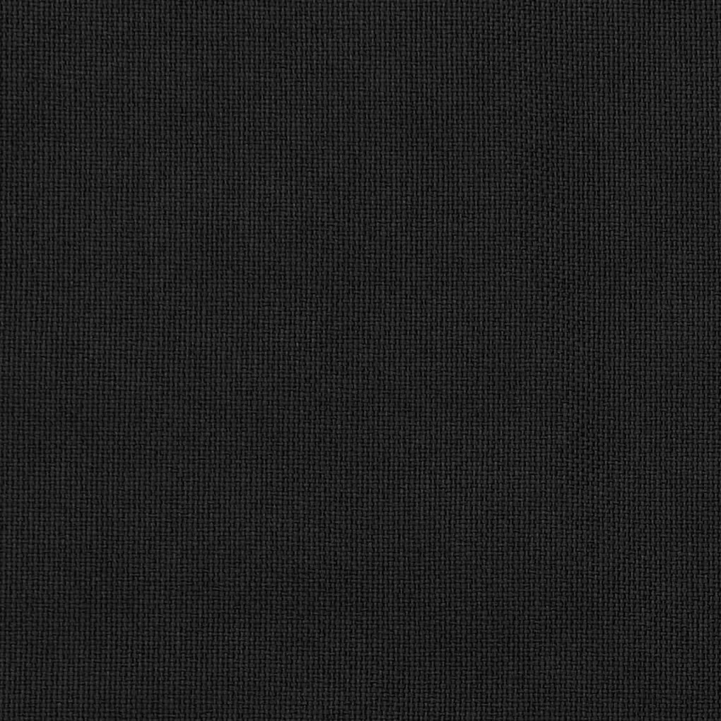 Perdea opaca, aspect panza, cu ocheti, negru, 290 x 245 cm 1, Negru, 290 x 245 cm