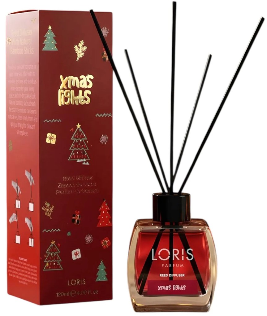 Parfum odorizant de camera pentru Craciun, 120 ml, Xmas Lights, OC01
