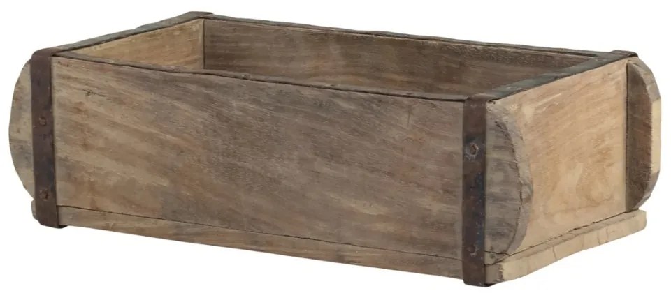 Cutie decorativă din lemn reciclat, Grimaud – piesă unicat