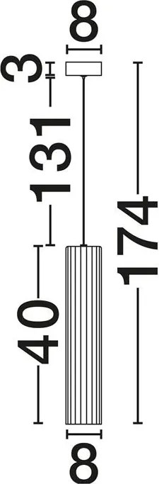 Lustra, Pendul LED modern BRIELLE