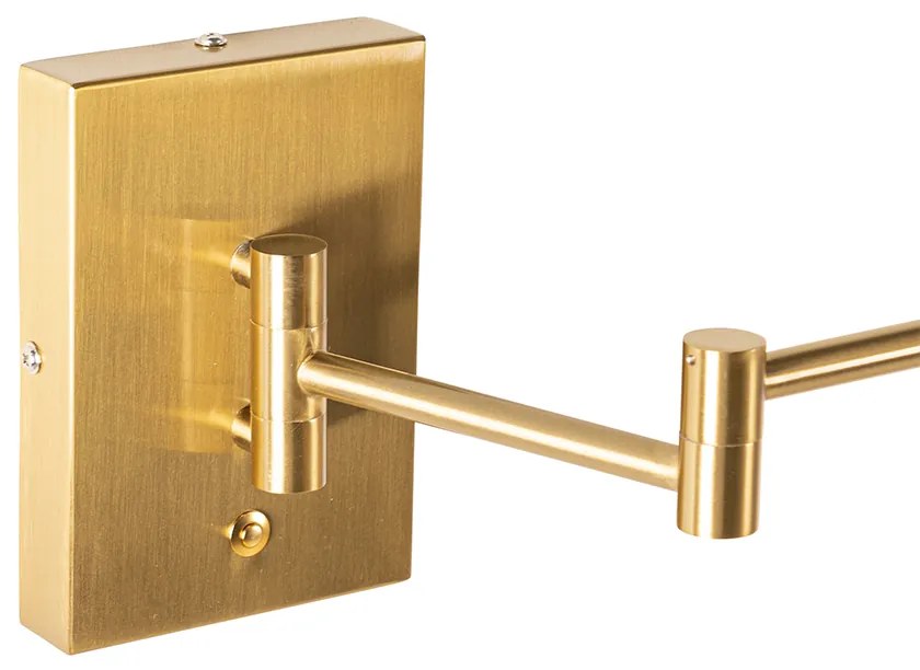 Lampa de perete de design din alamă incluzând LED reglabil - Notia