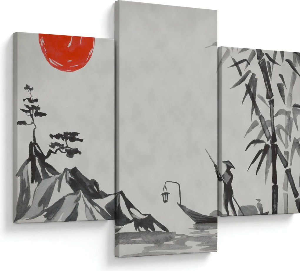 Tablou - Munții Fuji (90x60 cm)