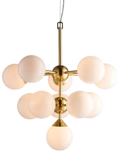 Lustră pe cablu Endon 76500 OSCAR 11xG9/18W/230V alamă