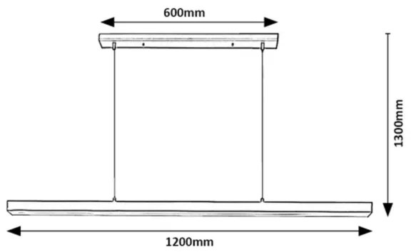Lustră LED pe cablu TARIQ LED/30W/230V 4000K negru Rabalux 72128