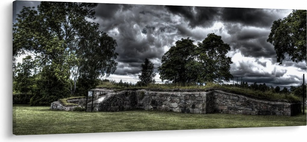 Tablou cu cerul întunecat (120x50 cm)