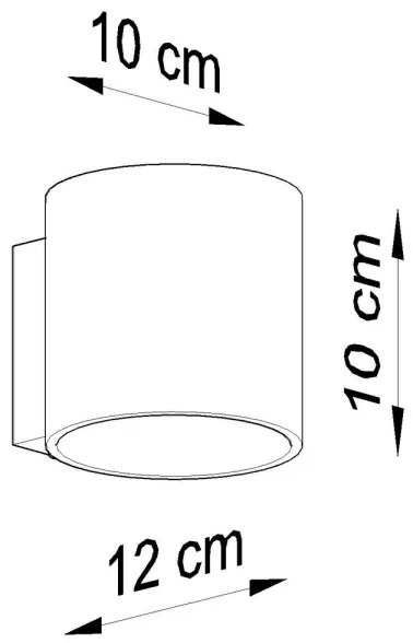 Aplică perete ORBIS 1 1xG9/40W/230V alb