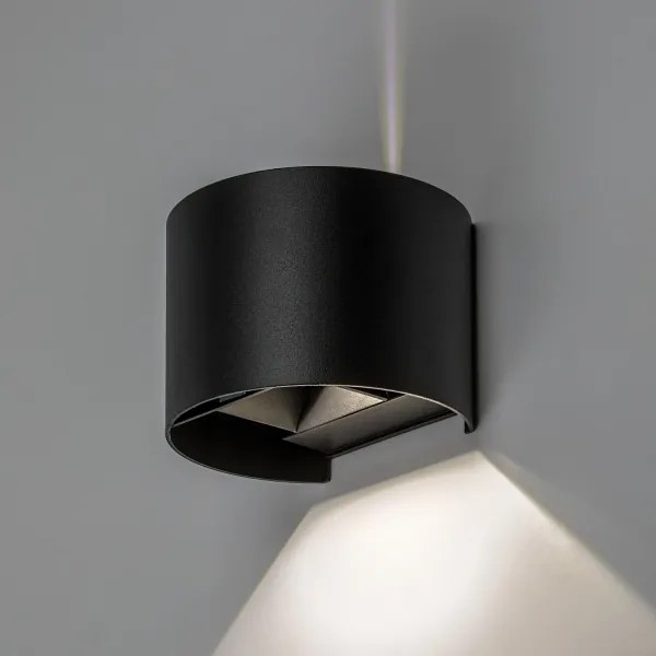 Rabalux 77218 - LED aplică de perete pentru exterior VIRNA 5W/230V 2700/4000/6500K IP54 neagră