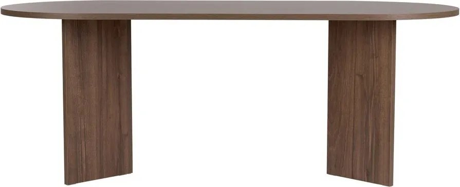 Masă de dining cu aspect de lemn de nuc 90x200 cm Sabella – Kalune Design