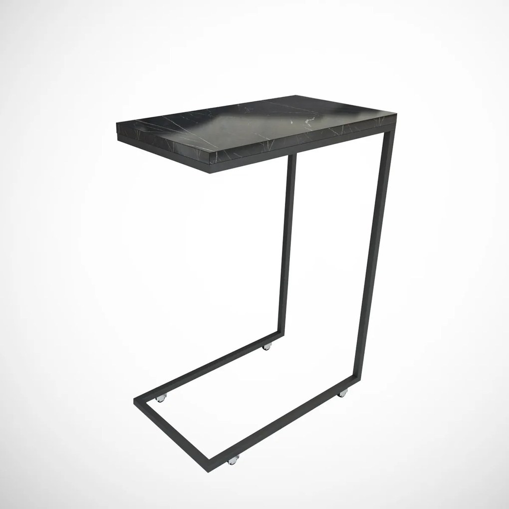 Masă pliantă Callen Black Marble