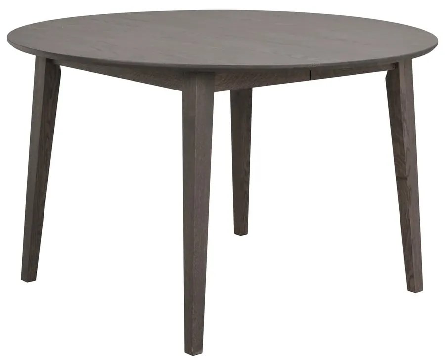 Masă de dining rotundă extensibilă din lemn de stejar ø 120 cm Filippa – Rowico
