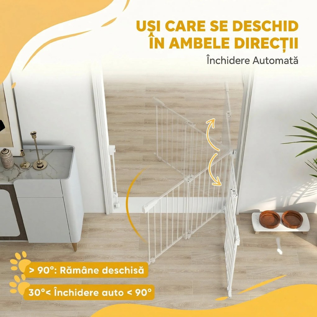 PawHut Barieră extensibilă divizor | Aosom Romania