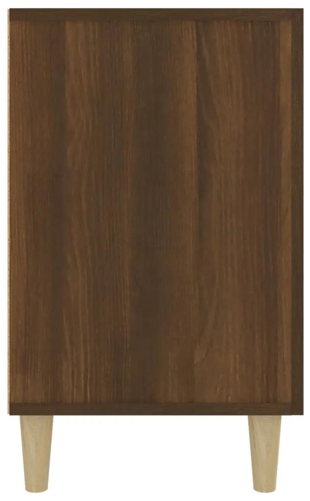 Servanta, stejar maro, 100x36x60 cm, lemn compozit 1, Stejar brun
