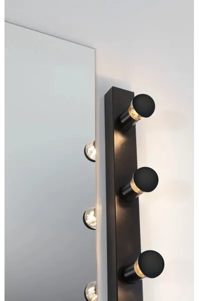 Corp de iluminat pentru oglindă de baie Paulmann 80097 3xE14/40W IP44 REGULA 230V negru