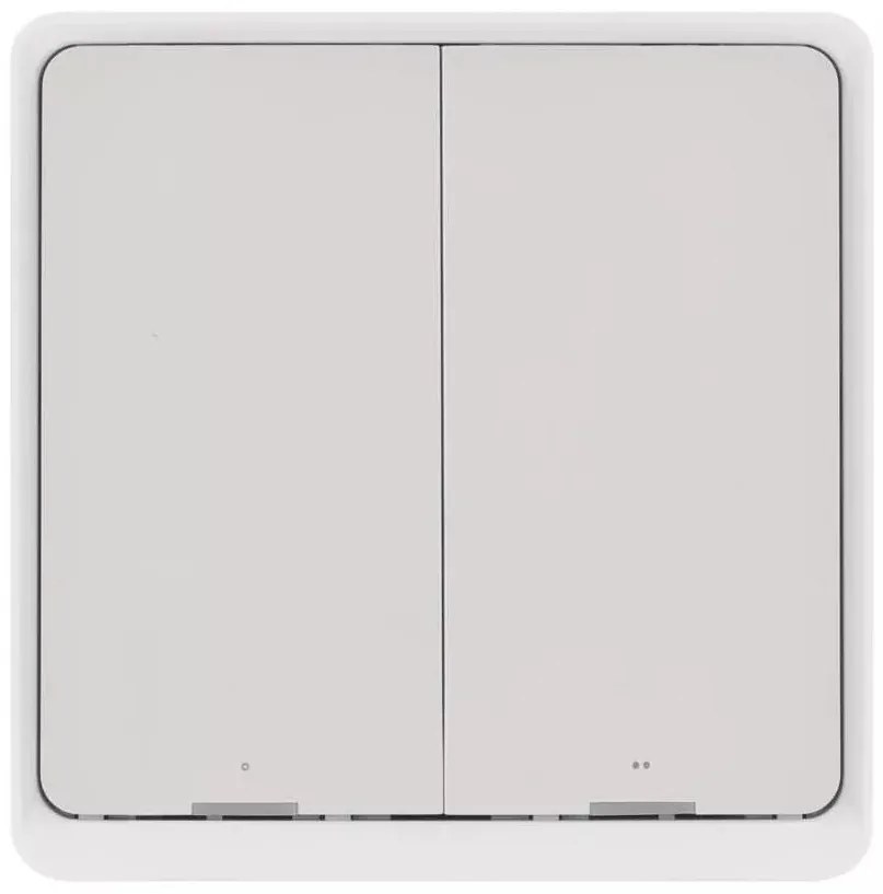 Comutator cu 2 butoane GoSmart Tuya alb