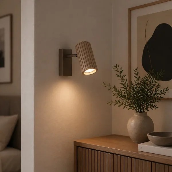 Brilliant - Aplica spot de perete LAKEWOOD 1xGU10/10W/230V maro
