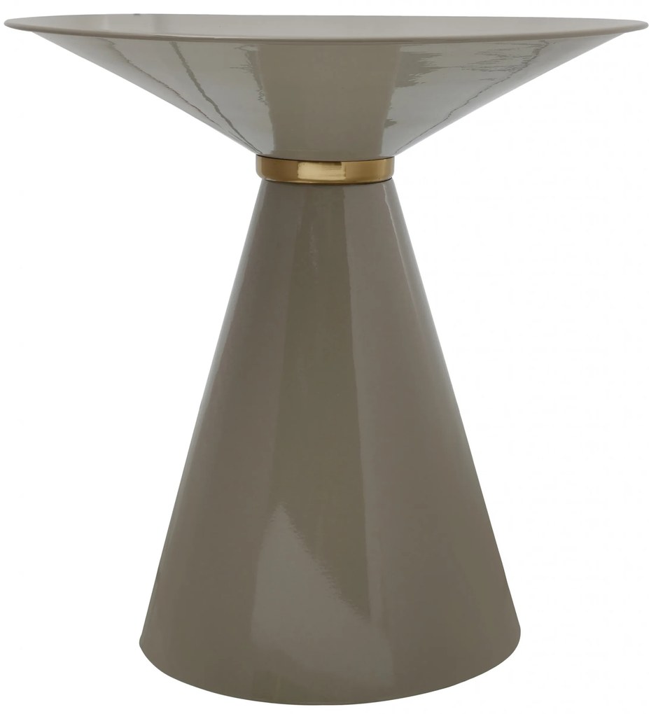 Masuta de cafea rotunda 46,5x46,5x 40 cm taupe