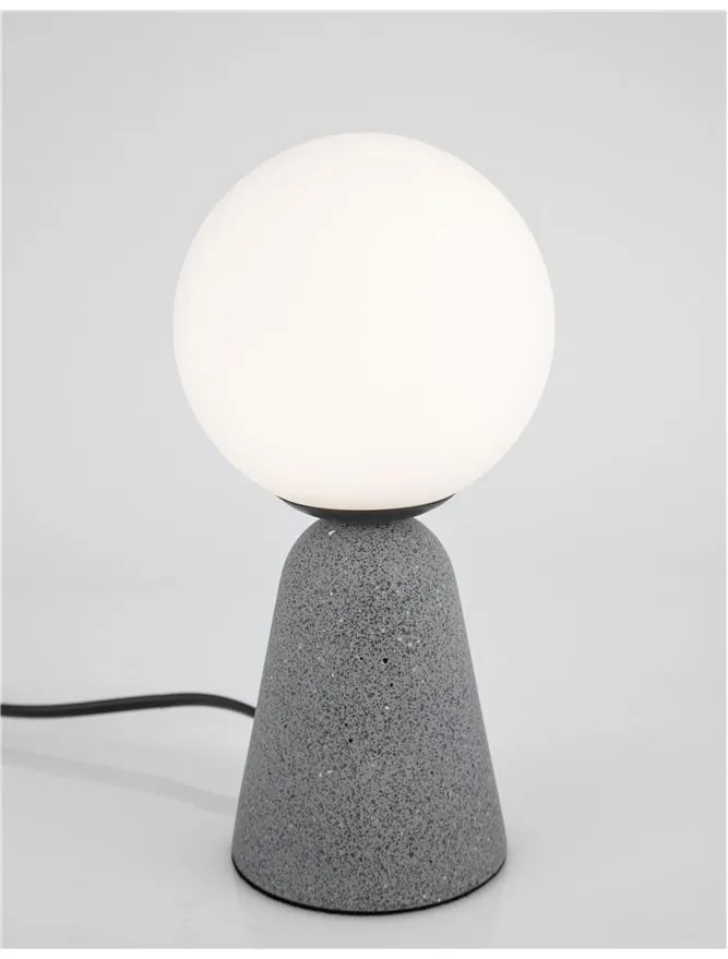 Veioza, lampa de masa design modern ZERO beton gri NVL-9577010