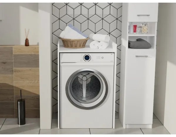 Dulap pentru mașină de spălat POLA 98x64 cm alb