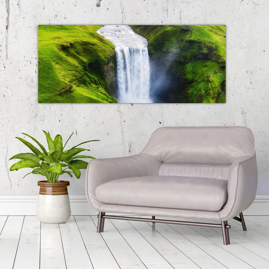 Tablou - Cascada Skogafoss (120x50 cm)