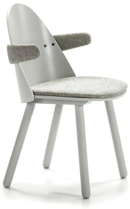 Scaun cu cotiere Teulat Uma, gri