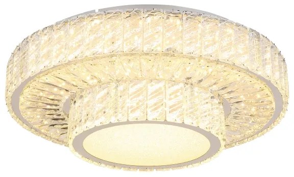 Plafonieră LED dimabilă Globo 67162-50D MUCKY 50W/230V d. 50 cm + telecomandă