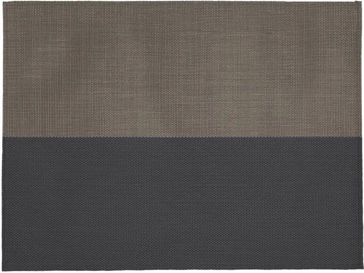 Suport pentru farfurie Tiseco Home Studio Stripe, 33 x 45 cm, bej - negru