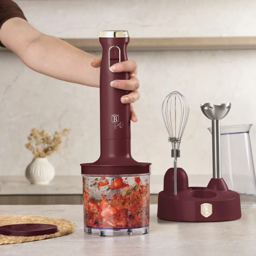 Blender de mână cu accesorii 6 în 1 Berlinger Haus, set complet, model BH 9563