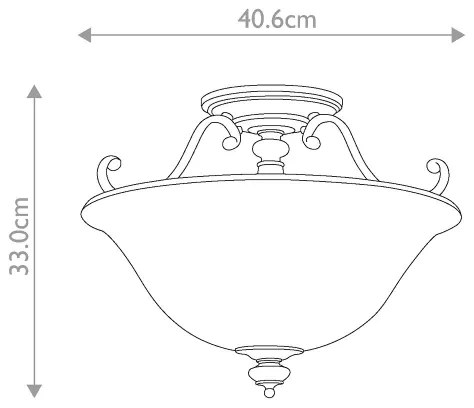 Lustră aplicată Hinkley HK-DUNHILL-SF DUNHILL 2xE27/100W/230V