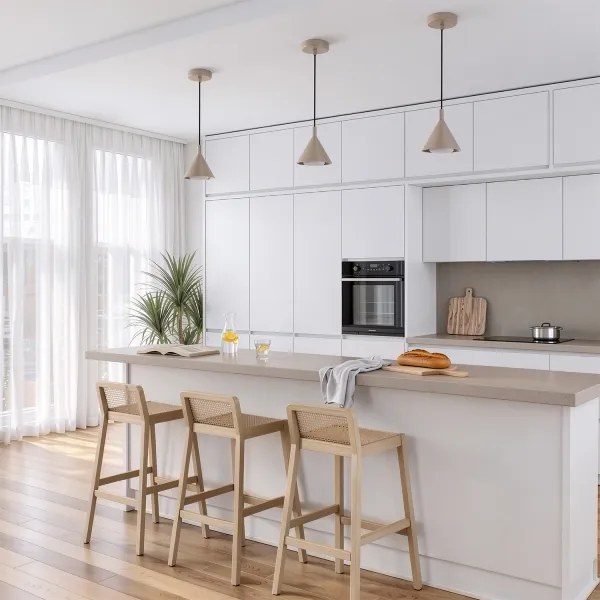 BRILAGI - LED Lampă suspendată pe cablu CONE SINGLE 1xGX53/15W/230V bej