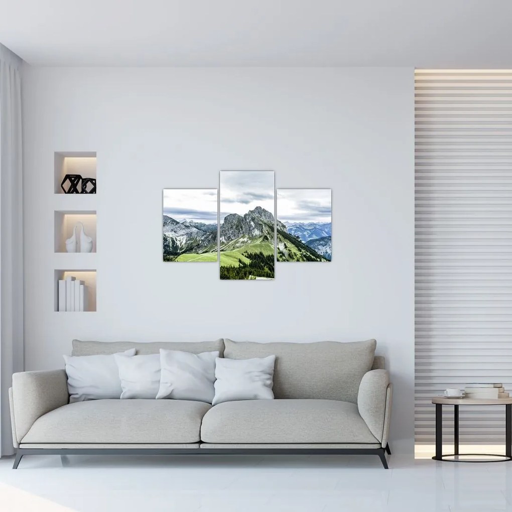 Tablou - Crestele munților (90x60 cm)