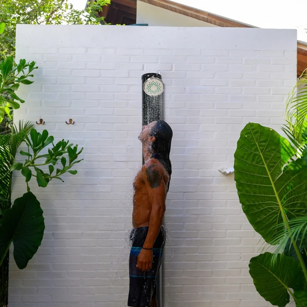 Duș solar KARIBIK, 35 l, negru Jurhan