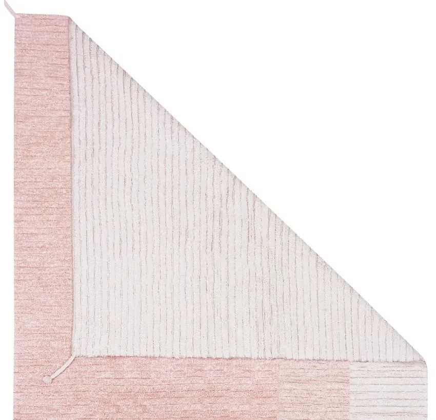 Covor roz deschis din bumbac 120x160 cm Gelato Pink – Lorena Canals
